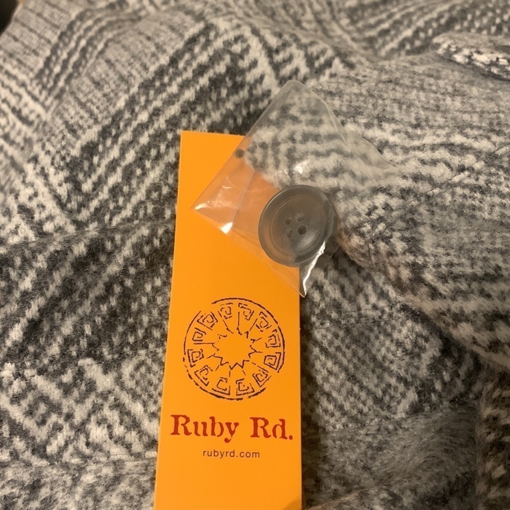 Ruby Rd. Brushed Flannel Jacket - Picture 8 of 9